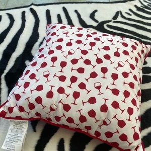 Novelty Square Wine Pillow 🍷